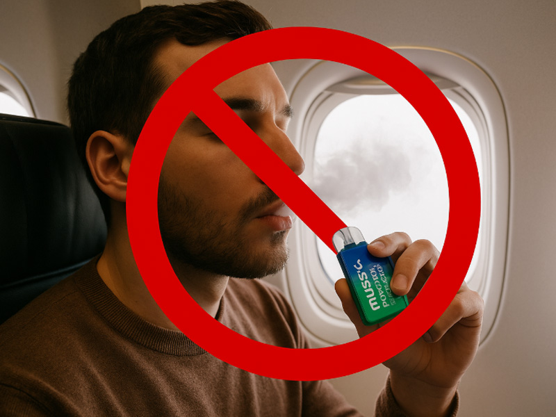 Normativa para viajar con vaper