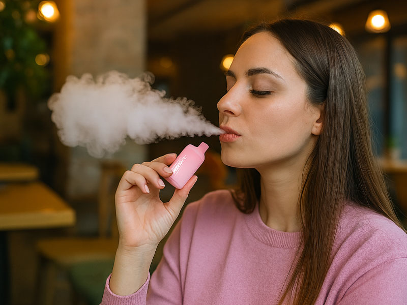 significado de la luz del vaper y la batería