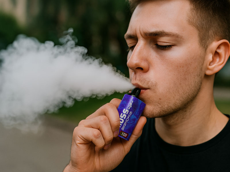 Significado de la luz del vaper cuando parpadea