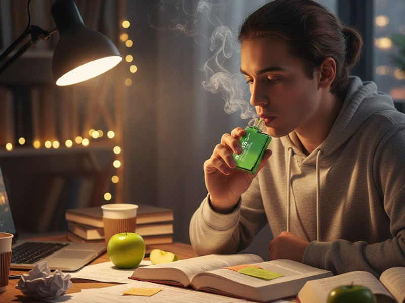 Vapear para concentrarse mientras estudias